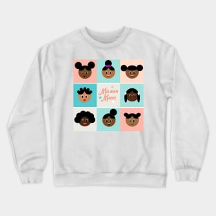 Melanin Magic Afro Puffs Crewneck Sweatshirt